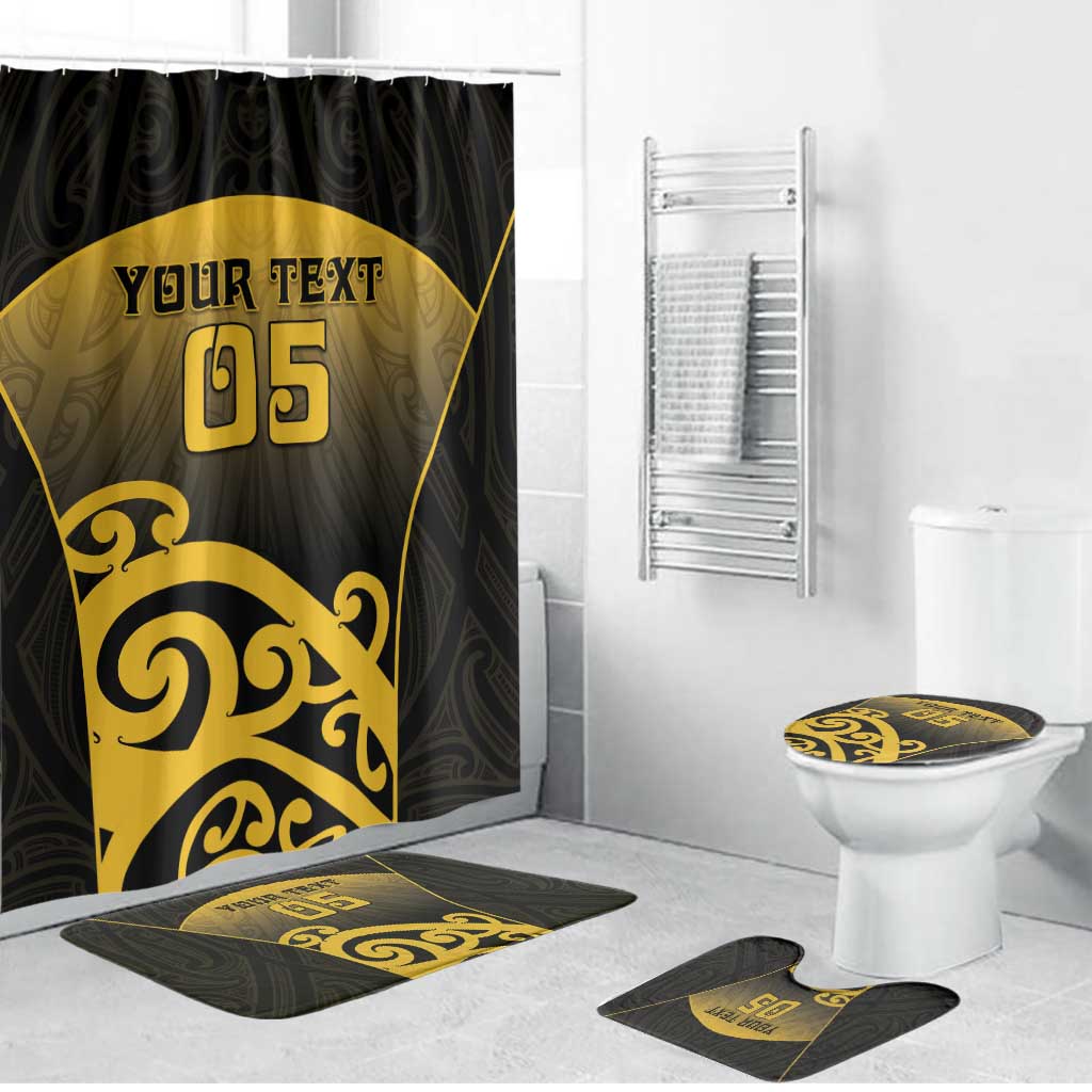 Custom Motueka High School Bathroom Set Maori Koru Pattern