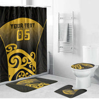 Custom Motueka High School Bathroom Set Maori Koru Pattern