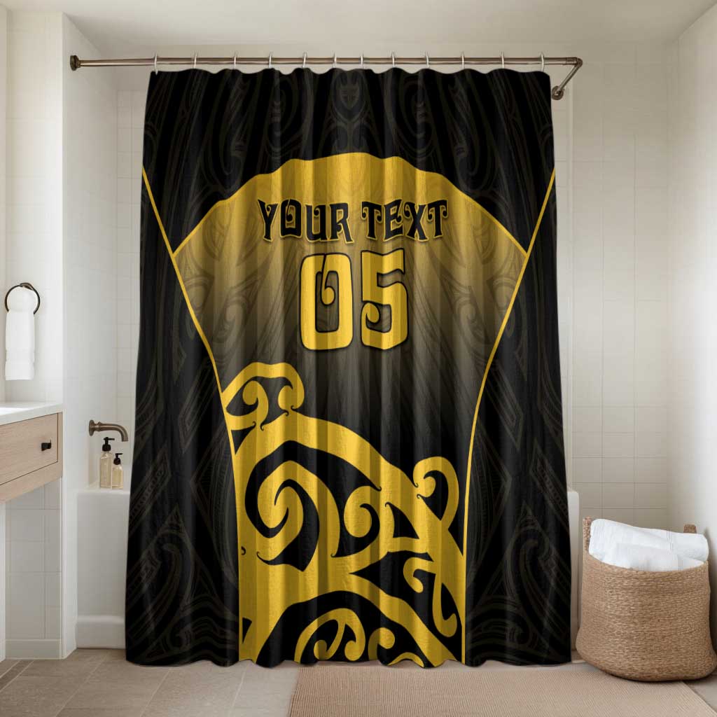 Custom Motueka High School Bathroom Set Maori Koru Pattern