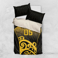Custom Motueka High School Bedding Set Maori Koru Pattern