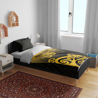 Custom Motueka High School Bedding Set Maori Koru Pattern
