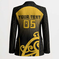 Custom Motueka High School Blazer Maori Koru Pattern