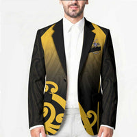 Custom Motueka High School Blazer Maori Koru Pattern
