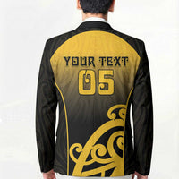 Custom Motueka High School Blazer Maori Koru Pattern