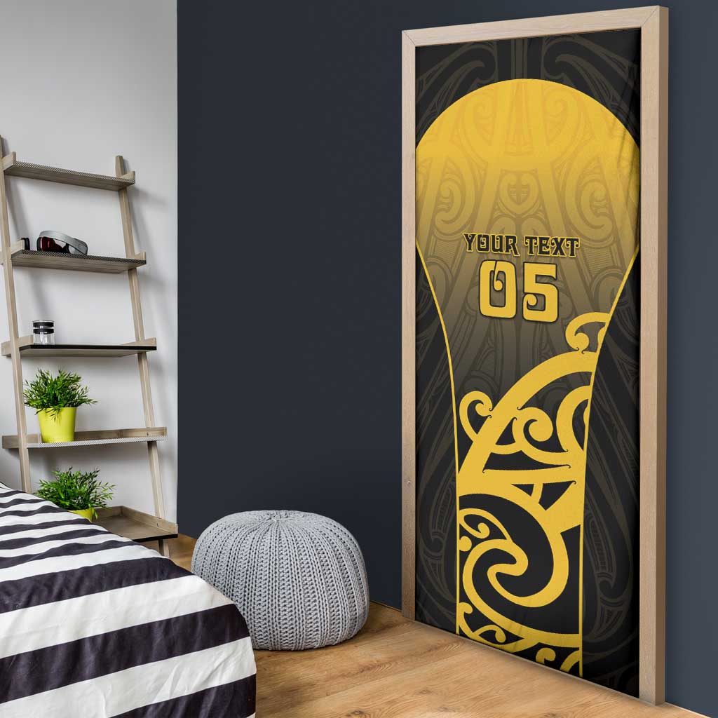Custom Motueka High School Door Cover Maori Koru Pattern