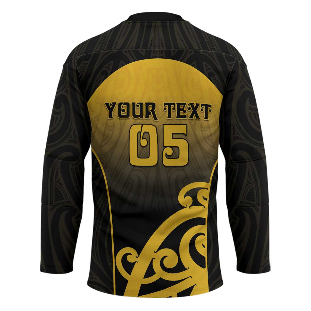 Custom Motueka High School Hockey Jersey Maori Koru Pattern