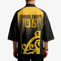 Custom Motueka High School Kimono Maori Koru Pattern