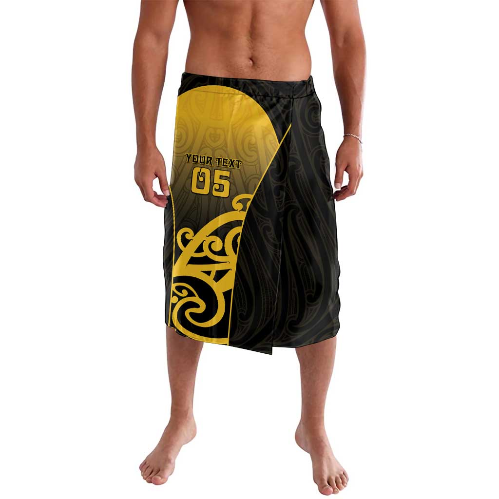 Custom Motueka High School Lavalava Maori Koru Pattern