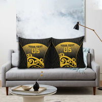 Custom Motueka High School Pillow Cover Maori Koru Pattern