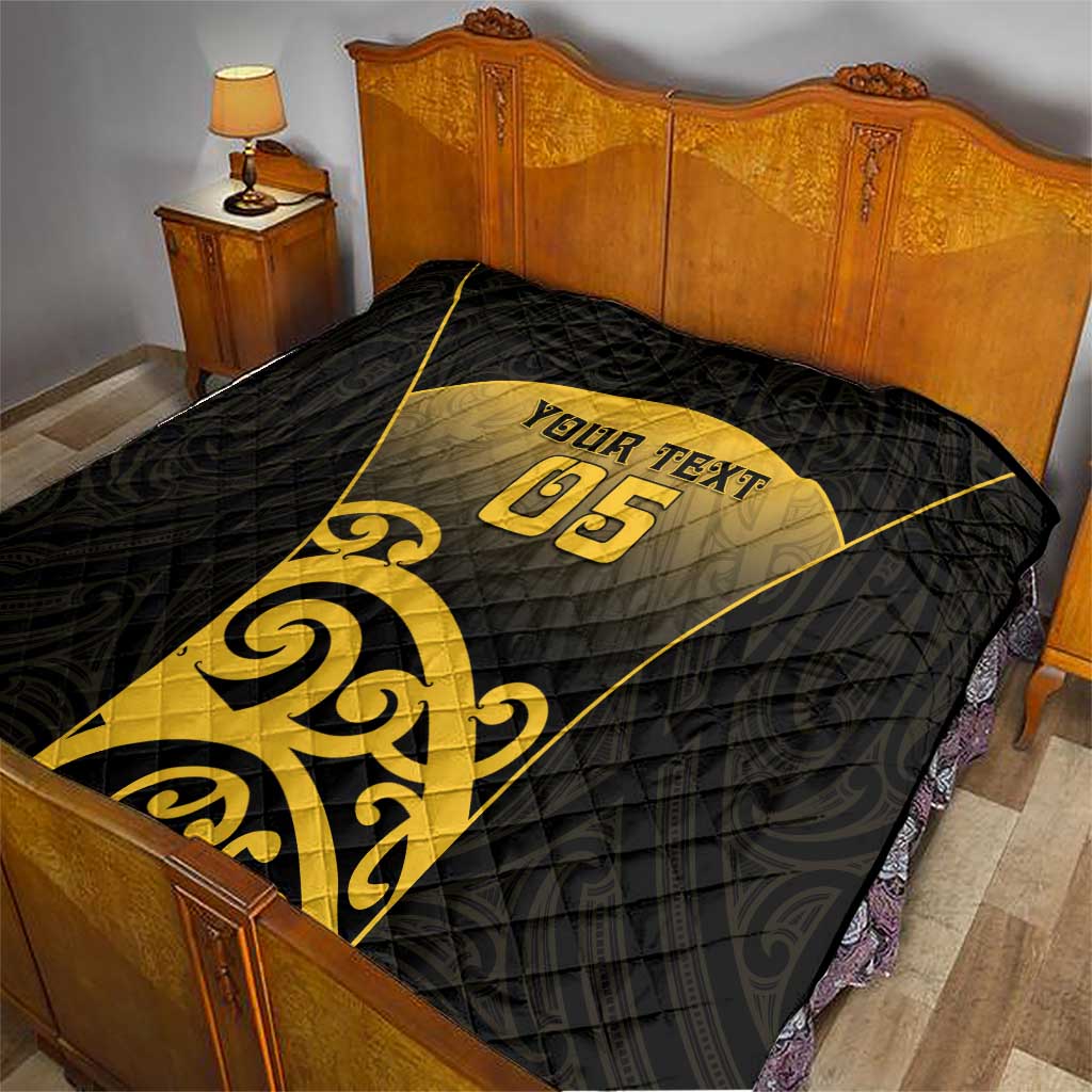 Custom Motueka High School Quilt Maori Koru Pattern LT05 - Polynesian Pride