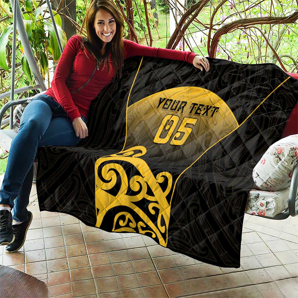 Custom Motueka High School Quilt Maori Koru Pattern LT05 - Polynesian Pride