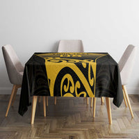 Custom Motueka High School Tablecloth Maori Koru Pattern