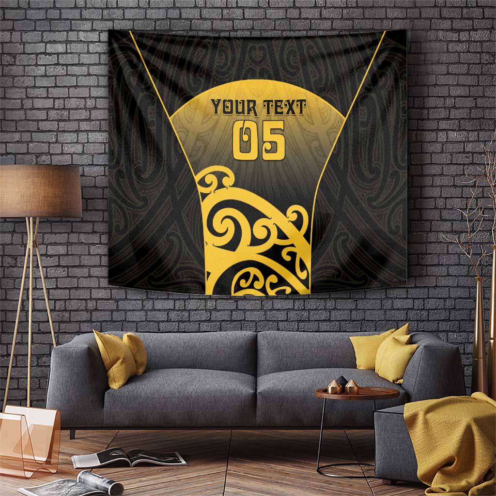 Custom Motueka High School Tapestry Maori Koru Pattern