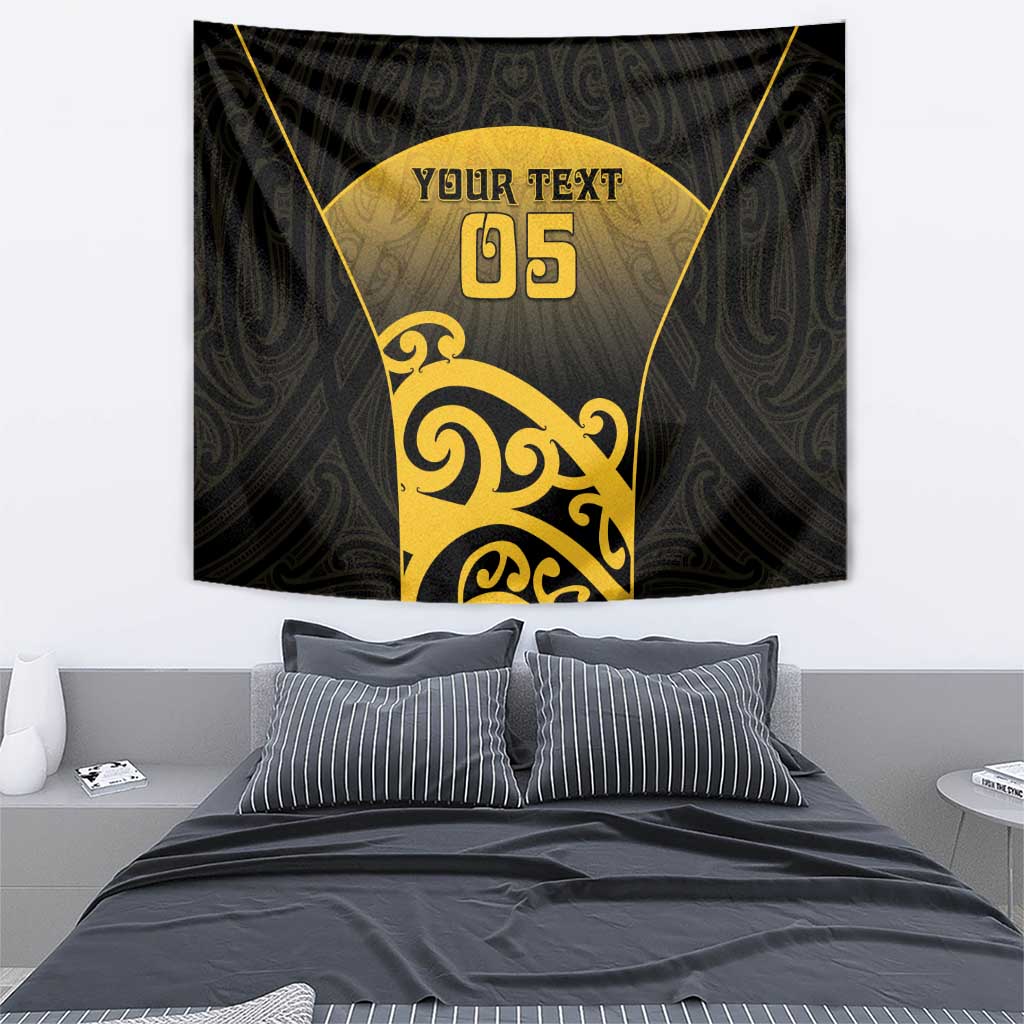 Custom Motueka High School Tapestry Maori Koru Pattern