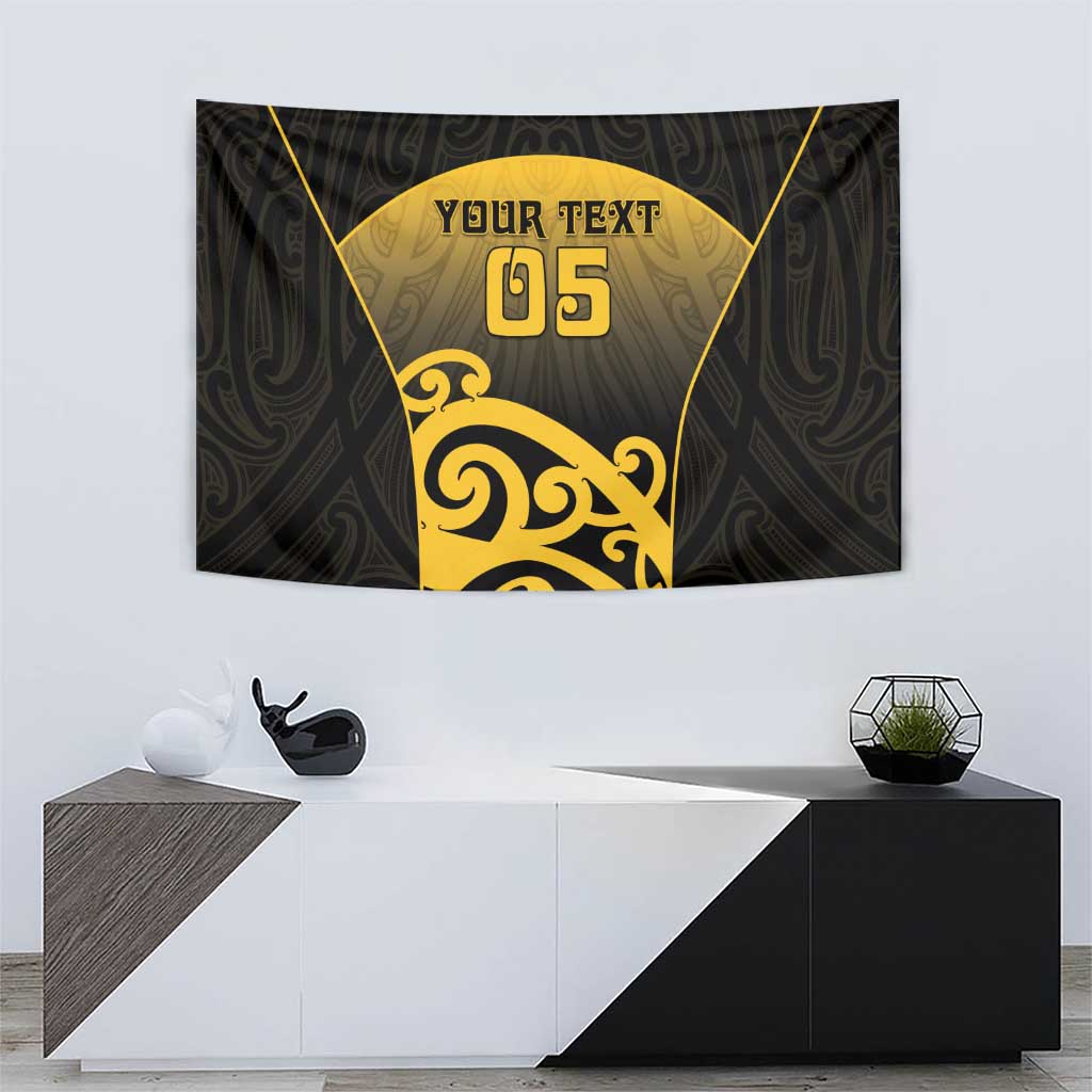 Custom Motueka High School Tapestry Maori Koru Pattern