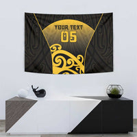 Custom Motueka High School Tapestry Maori Koru Pattern
