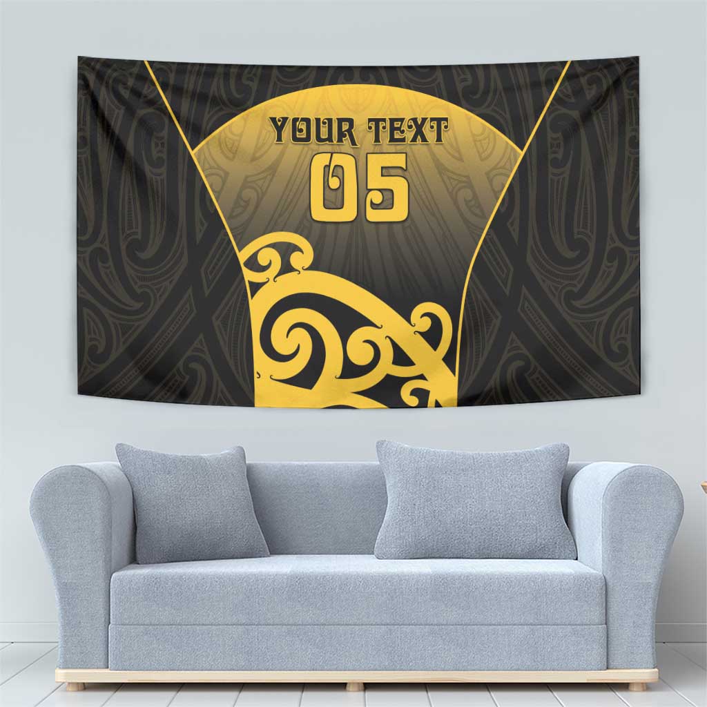 Custom Motueka High School Tapestry Maori Koru Pattern