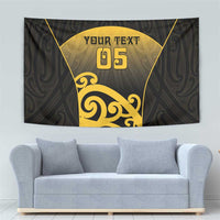 Custom Motueka High School Tapestry Maori Koru Pattern