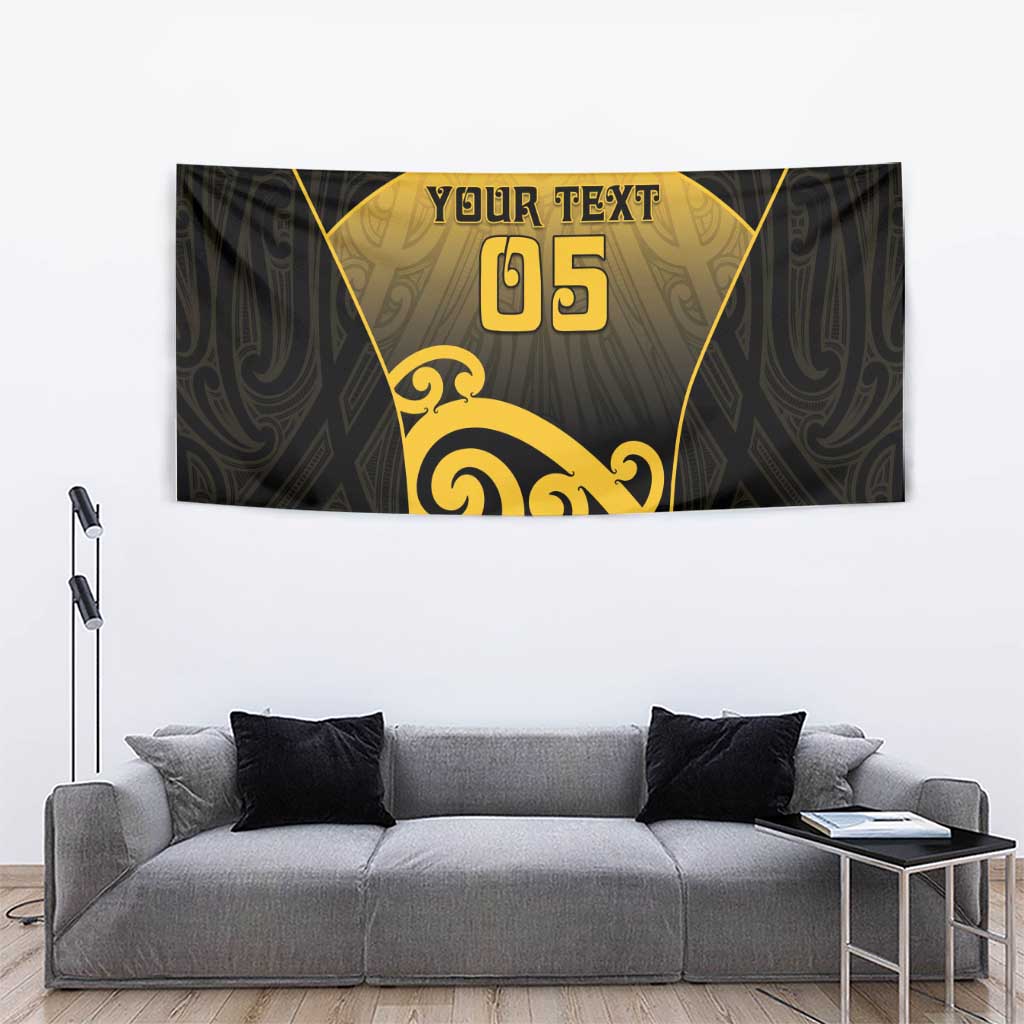 Custom Motueka High School Tapestry Maori Koru Pattern