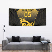 Custom Motueka High School Tapestry Maori Koru Pattern
