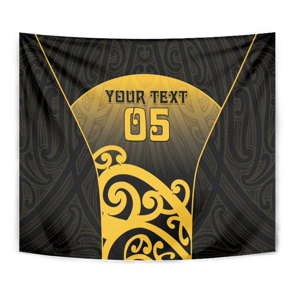 Custom Motueka High School Tapestry Maori Koru Pattern