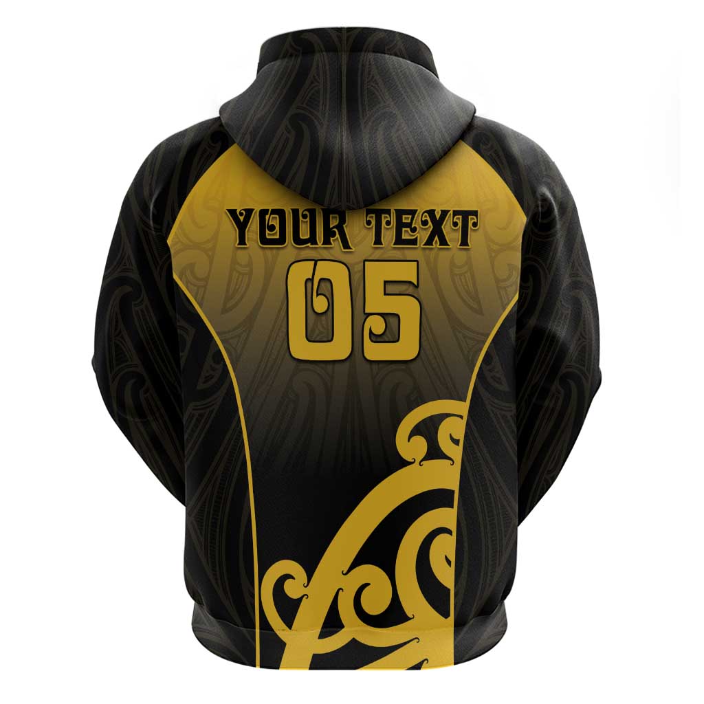 Custom Motueka High School Zip Hoodie Maori Koru Pattern LT05 - Polynesian Pride