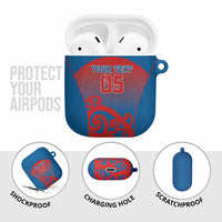 Custom St Joseph's Maori Girls' College AirPods Case Maori Koru Pattern