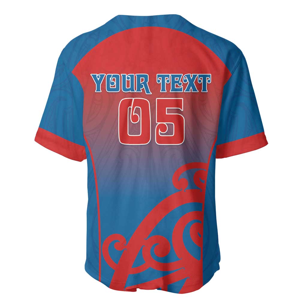 Custom St Joseph's Maori Girls' College Baseball Jersey Maori Koru Pattern