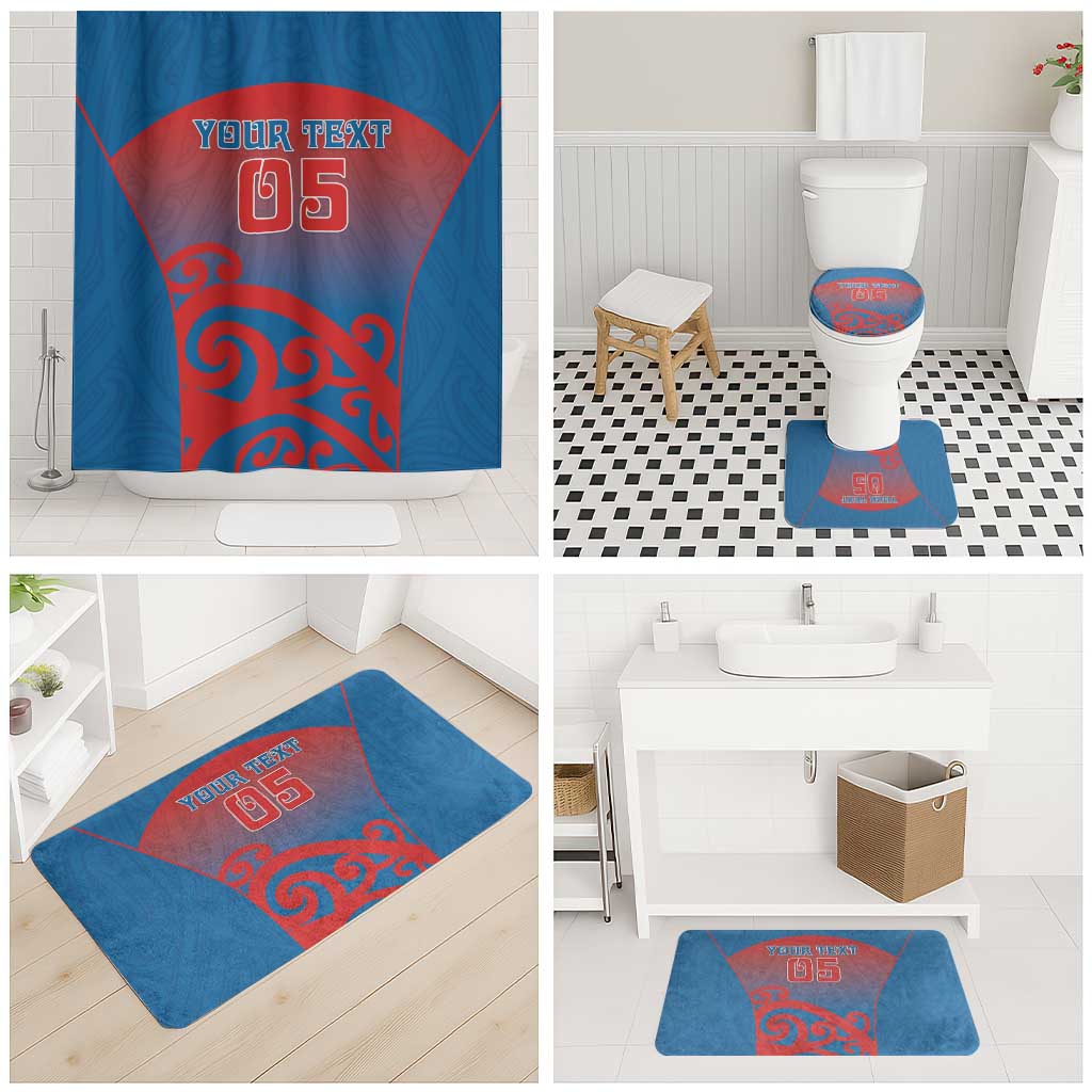 Custom St Joseph's Maori Girls' College Bathroom Set Maori Koru Pattern