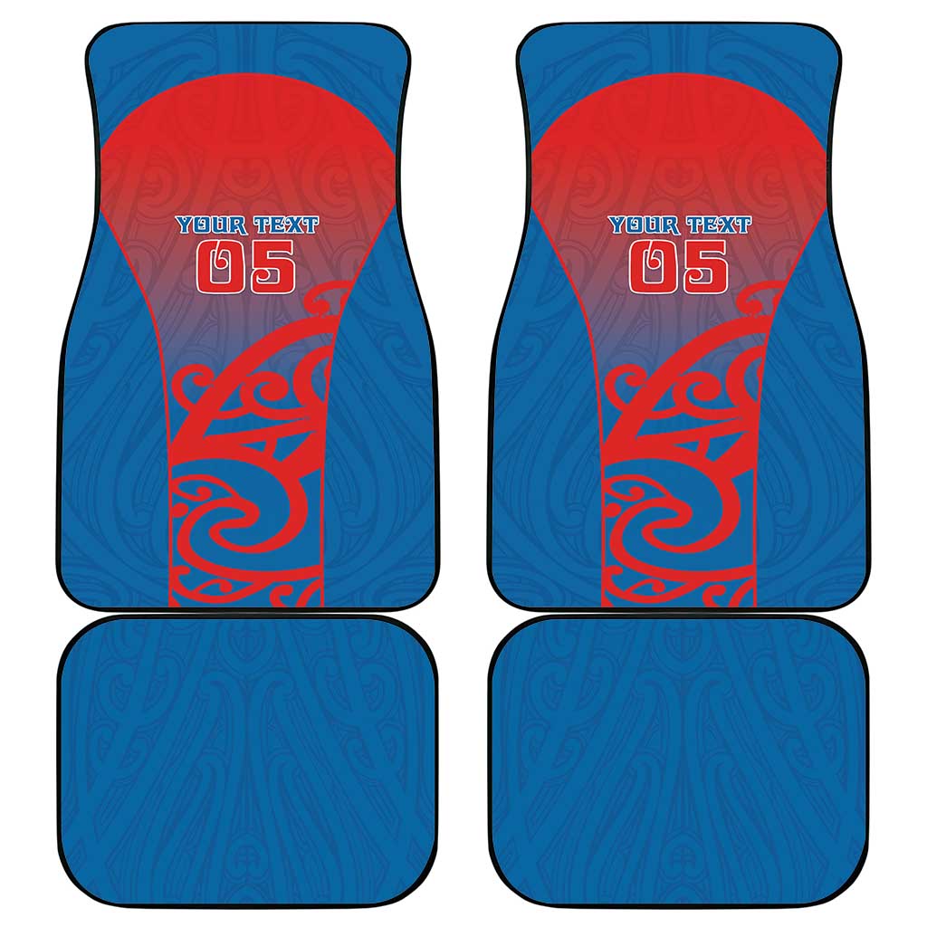 Custom St Joseph's Maori Girls' College Car Mats Maori Koru Pattern