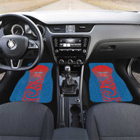 Custom St Joseph's Maori Girls' College Car Mats Maori Koru Pattern