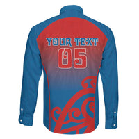 Custom St Joseph's Maori Girls' College Family Matching Long Sleeve Bodycon Dress and Hawaiian Shirt Maori Koru Pattern LT05 - Polynesian Pride