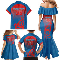 Custom St Joseph's Maori Girls' College Family Matching Mermaid Dress and Hawaiian Shirt Maori Koru Pattern LT05 - Polynesian Pride