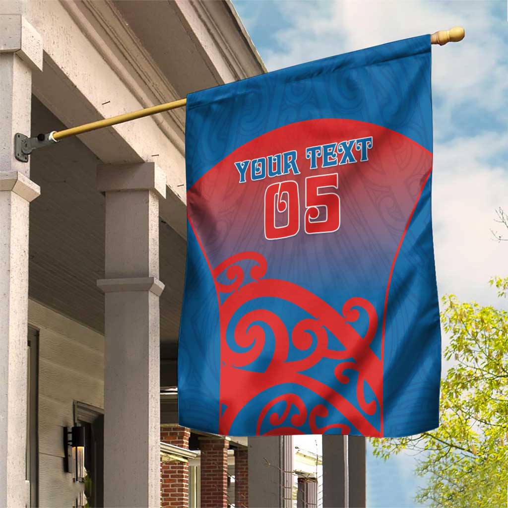 Custom St Joseph's Maori Girls' College Garden Flag Maori Koru Pattern LT05 House Flag Blue - Polynesian Pride
