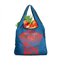 Custom St Joseph's Maori Girls' College Grocery Bag Maori Koru Pattern