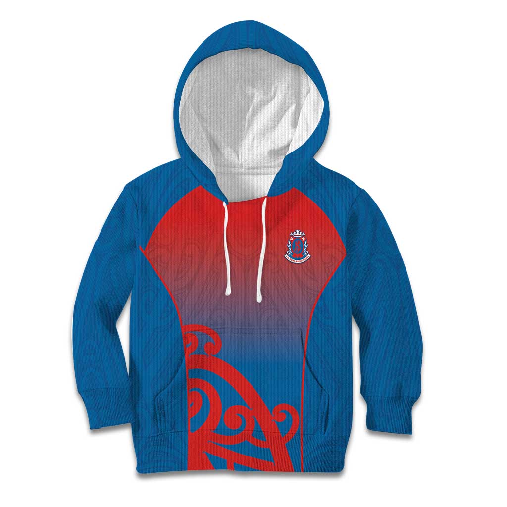 Custom St Joseph's Maori Girls' College Kid Hoodie Maori Koru Pattern