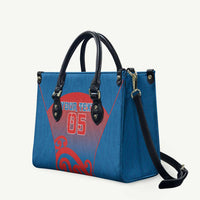 Custom St Joseph's Maori Girls' College Leather Bag Maori Koru Pattern