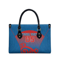 Custom St Joseph's Maori Girls' College Leather Bag Maori Koru Pattern