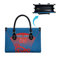 Custom St Joseph's Maori Girls' College Leather Bag Maori Koru Pattern