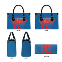 Custom St Joseph's Maori Girls' College Leather Bag Maori Koru Pattern