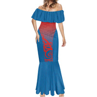 Custom St Joseph's Maori Girls' College Mermaid Dress Maori Koru Pattern LT05 - Polynesian Pride
