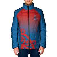 Custom St Joseph's Maori Girls' College Padded Jacket Maori Koru Pattern