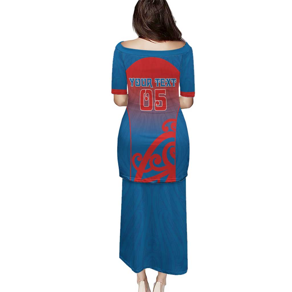 Custom St Joseph's Maori Girls' College Puletasi Maori Koru Pattern