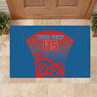 Custom St Joseph's Maori Girls' College Rubber Doormat Maori Koru Pattern