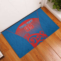 Custom St Joseph's Maori Girls' College Rubber Doormat Maori Koru Pattern