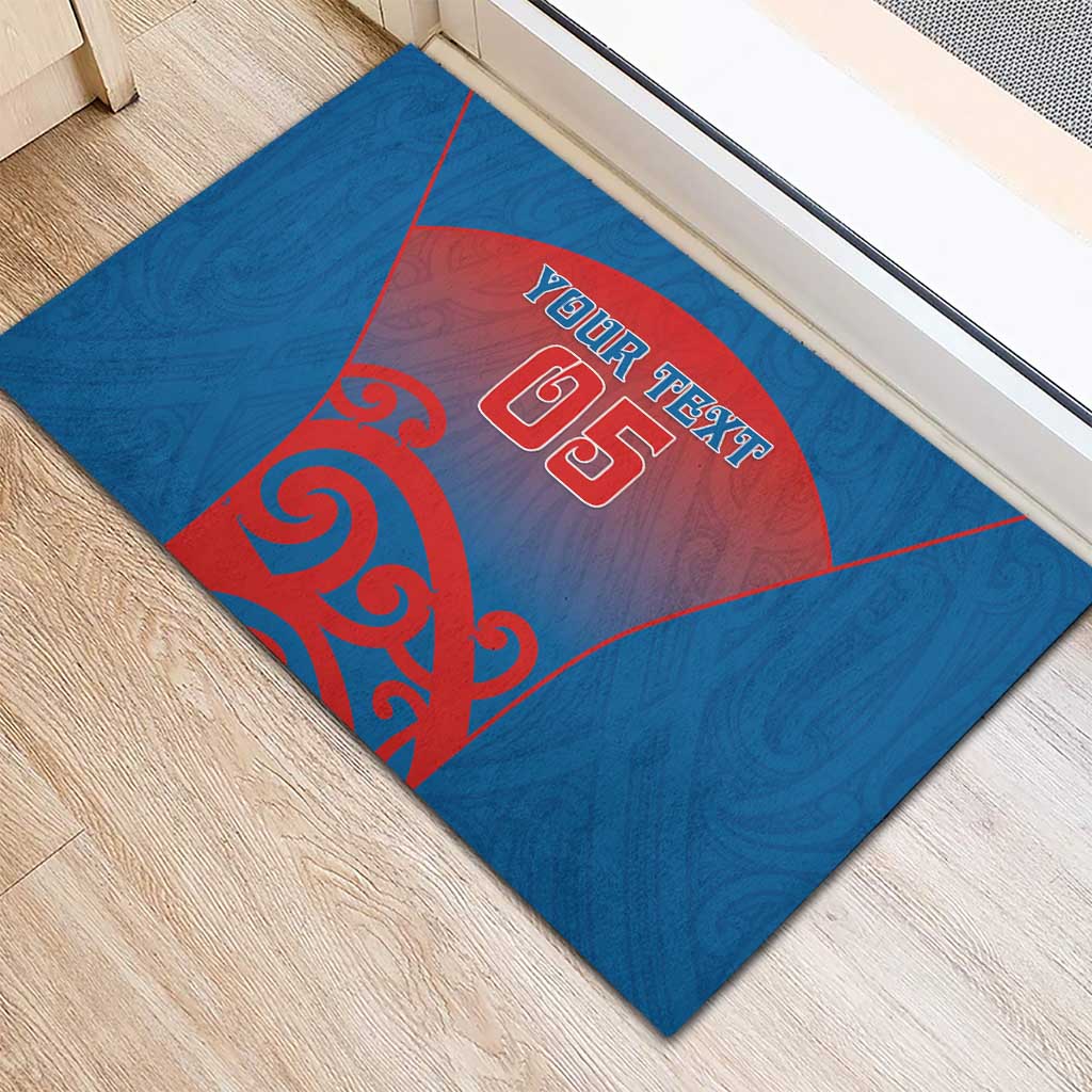 Custom St Joseph's Maori Girls' College Rubber Doormat Maori Koru Pattern