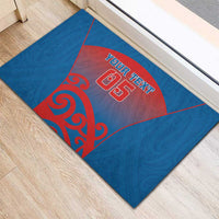 Custom St Joseph's Maori Girls' College Rubber Doormat Maori Koru Pattern