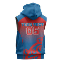Custom St Joseph's Maori Girls' College Sleeveless Hoodie Maori Koru Pattern LT05 - Polynesian Pride