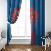 Custom St Joseph's Maori Girls' College Window Curtain Maori Koru Pattern