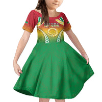 Personalised Vanuatu Family Matching Mermaid Dress and Hawaiian Shirt Proud To Be A Ni-Van With Tribal Pattern